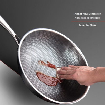 Chảo chống dính lòng sâu inox 304 cao cấp DSP CS004 bằng thép không gỉ, độ cứng cao - HÀNG CHÍNH HÃNG