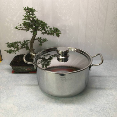 Nồi inox 3 đáy Fivestar FSN 24cm nắp inox - Hàng chính hãng