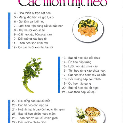 60 Món Ăn Được Ưa Thích - Món Thịt Heo