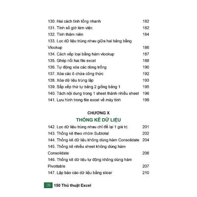 150 Thủ Thuật Excel - Ứng Dụng Văn Phòng
