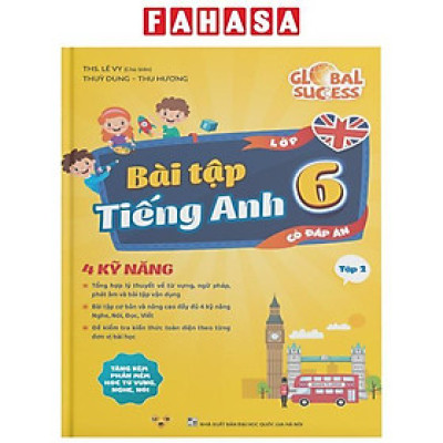 Sách - Global Success - Bài Tập Tiếng Anh 6 - Tập 2 (Có Đáp Án)