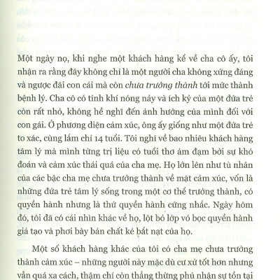 Khi Cha Mẹ Chưa Trưởng Thành Cảm Xúc