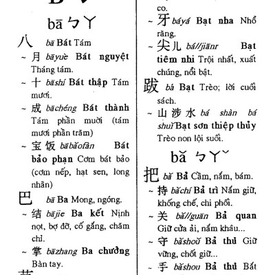 Từ Điển Hoa - Việt Thông Dụng (Tái Bản)