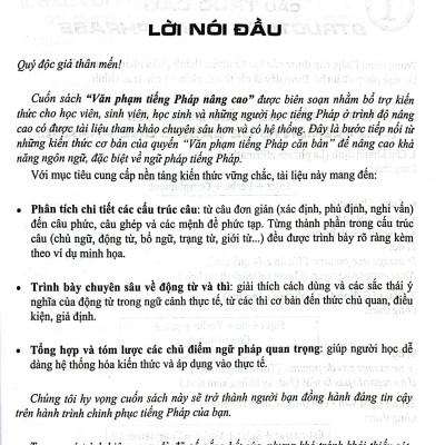 Văn phạm Tiếng Pháp nâng cao (HA)