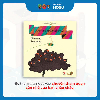 Truyện Ehon bé 3-4-5 tuổi - Châu Chấu Đi Dạo