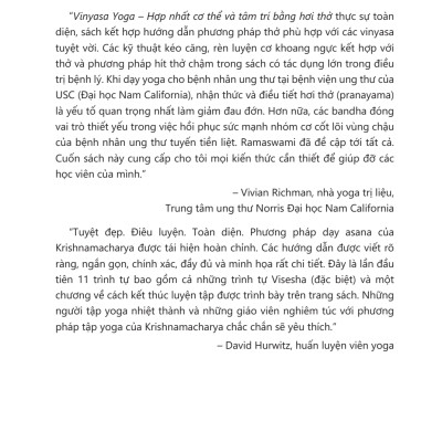 Sách Vinyasa yoga - Hợp nhất cơ thể và tâm trí bằng hơi thở