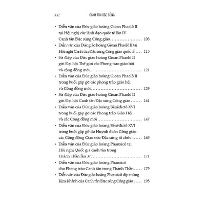 Sách - Canh Tân Đặc Sủng - Dòng Chảy Ân Sủng Cho Giáo Hội - Bayard Việt Nam