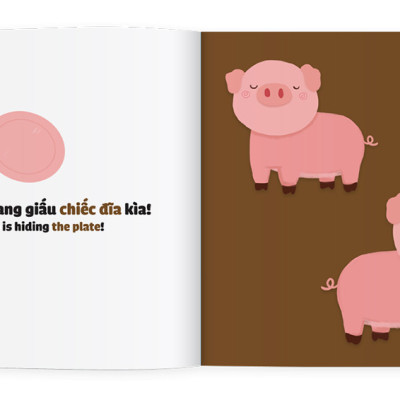 Sách Ehon - Ra vườn xem ai giấu cái gì - Dành cho trẻ từ 0 - 4 tuổi