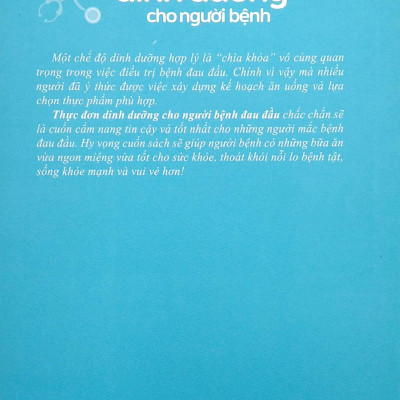 Thực Đơn Dinh Dưỡng Cho Người Bệnh Đau Đầu