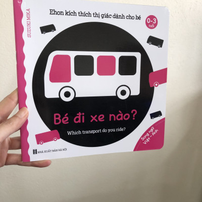 1 Cuốn Trong Trọn Bộ 6 Cuốn Ehon  Kích Thích Thị Giác cho bé Song Ngữ Việt Anh - In mực chiết xuất tự nhiên - Chất liệu giấy ảnh chịu nước, chống thấm nước - Bé gặm nhấm không rách