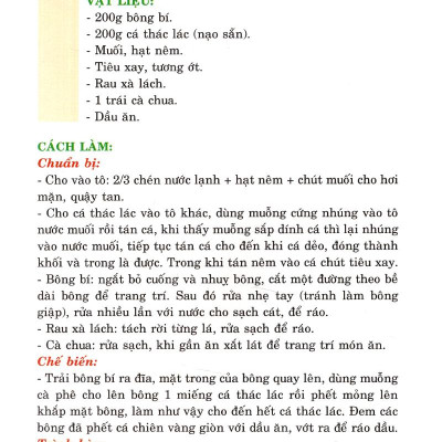 Thực Đơn Nấu Ăn Gia Đình (Tập 1)
