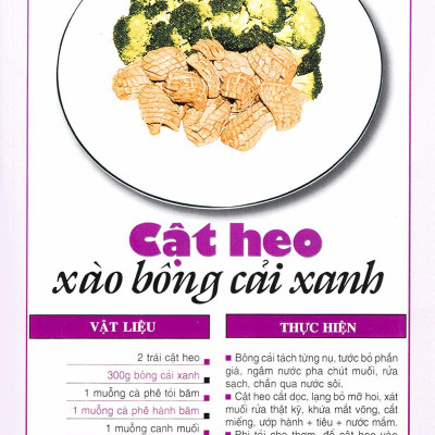 60 Món Ăn Được Ưa Thích - Món Thịt Heo