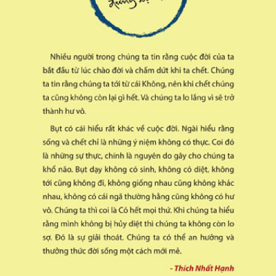 Không Diệt Không Sinh Đừng Sợ Hãi (Tái Bản 2022)