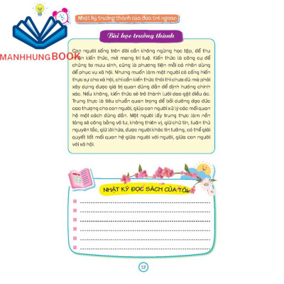 Sách - Nhật ký trưởng thành cúa đứa trẻ ngoan - Làm một người trung thực(sách bản quyền)