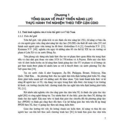 Sách - Phát triển năng lực thực hành thí nghiệm cho sinh viên sư phạm hóa học theo tiếp cận cdio (HA)