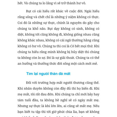 Không Diệt Không Sinh Đừng Sợ Hãi (Tái Bản 2022)