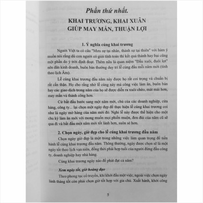 Những Điều Cần Biết Về Khai Xuân, Khai Trương Đầu Năm Để Thuận Lợi, May Mắn – Tuyển Chọn Những Lời Hay Ý Đẹp Trong Cuộc Sống Hàng Ngày - V2169D