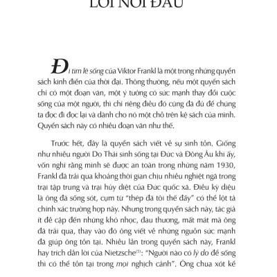 Đi Tìm Lẽ Sống (Tái Bản 2022)