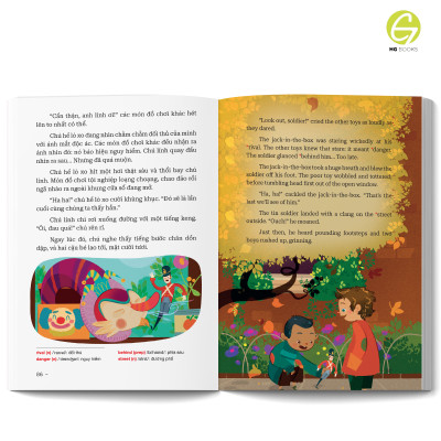 Sách Song Ngữ - 10 phút đọc truyện trước giờ đi ngủ: Truyện phiêu lưu - Phát triển tính cách cho bé yêu