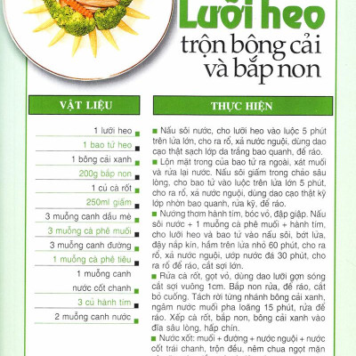 60 Món Ăn Được Ưa Thích - Món Thịt Heo