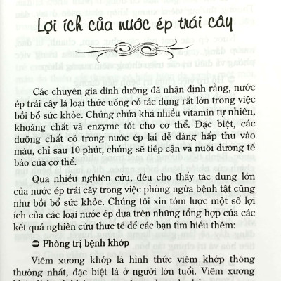 Phương Pháp Chế Biến Nước Ép Trái Cây (2011)