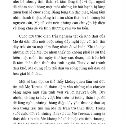 Mẹ Teresa - Trên Cả Tình Yêu (Tái Bản)
