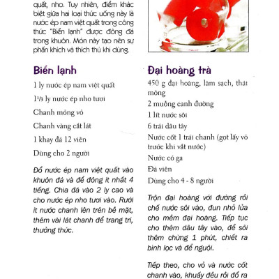 Thức Uống Lạnh Cho Ngày Nóng (Tái Bản 2016)