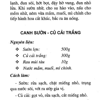 Các Món Canh Ngon (Tái Bản 2016)
