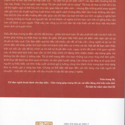 Judith Weston - Chỉ đạo nghệ thuật dành cho đạo diễn - Cẩm nang giúp mang tới các vai diễn đáng nhớ trên màn ảnh