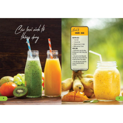 Sách 80 Công Thức Làm Nước Ép Và Sinh Tố -VT