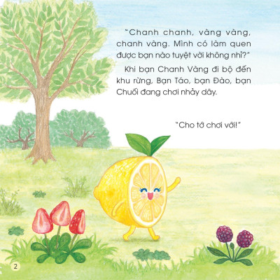 Sách Ehon - Sức Mạnh Của Những Người Bạn Trái Cây - Hiệp Sĩ Chanh Đánh Bay Mùi Hôi