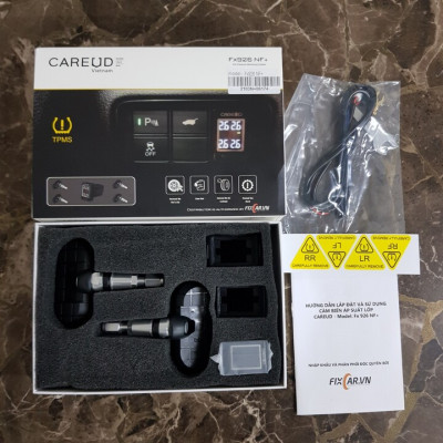 Cảm biến áp suất lốp van trong, gắn nút chờ các loại xe ô tô, thương hiệu cao cấp Careud - HÀNG NHẬP KHẨU