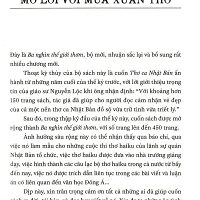 Ba Nghìn Thế Giới Thơm (Nhã Nam)