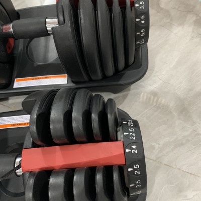 Một Bộ 2 Tạ Tay 48kg ,mỗi bên 24kg Điều Chỉnh Khóa Số Tự Động ( Tổng 48kg)Loại Cao Cấp Có Khay đựng