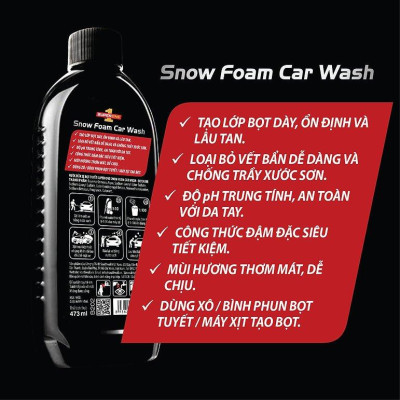 Nước Rửa Xe Bọt Tuyết SUPERONE Snow Foam Car Wash - Exterior SOUTHWALL B202