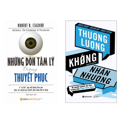 Combo Sách Kỹ Năng Bán Hàng: Những Đòn Tâm Lý Trong Thuyết Phục + Thương Lượng Không Nhân Nhượng