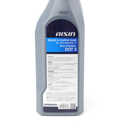 Dầu Phanh Và Ly Hợp Tổng Hợp AISIN Dot 3 500ml BFSDT305L - Nhập Khẩu Chính Hãng