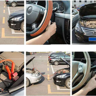 Bộ 2 dây cáp 2.5m 1800A câu điện bình ắc quy ô tô 4-8 chỗ kích nổ acquy xe hơi ô tô có bảo vệ