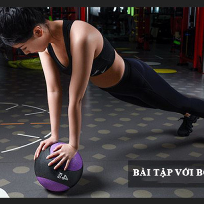 Bóng Tạ Tập Thể Lực,Tập Gym,Tập Yoga 6kg Chất Liệu Cao Su Đặc Hàng Nhập Khẩu Đại Nam Sport