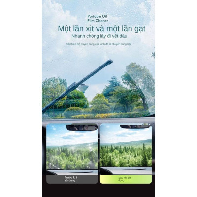 NƯỚC RỬA KÍNH VÀ TẨY MÀNG DẦU Ố MỐC KÍNH LÁI XE Ô TÔ LÀM SẠCH CẶN CANXI - NƯỚC RỬA KÍNH TẨY MÀNG DẦU KÍNH Ô TÔ GLASS OIL