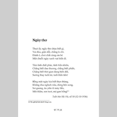 Tủ Sách Văn Học Trong Nhà Trường - Thơ Thâm Tâm