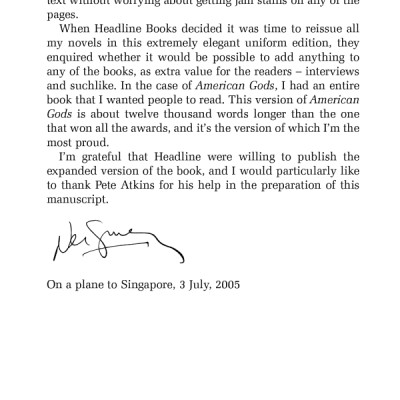 American Gods: The Tenth Anniversary Edition: A Novel