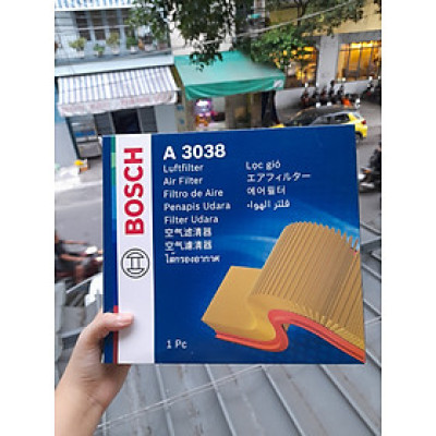 Lọc Gió Động Cơ BOSCH A3038| Dành Cho TOYOTA Camry 3.5(11-17); MITSUBISHI Triton 2.4 (15-); LUXUS RX350 3.5 (08-19)..vv