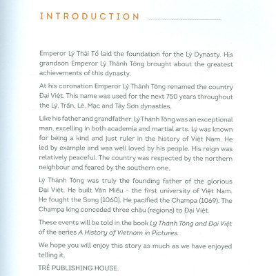 A History Of Vietnam In Pictures - Lý Thánh Tông And Đại Việt (Bìa Cứng)