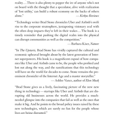 Upstarts: Uber Airbnb and the Battle for the New Silicon Valley (International)