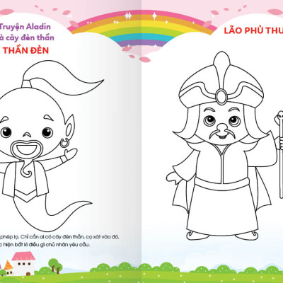 Sách - Colouring 365 ngày Tô màu - KHÁM PHÁ THẾ GIỚI PHÁT TRIỂN TRÍ TUỆ - Công chúa, Hoàng tử...(Cuốn 6)