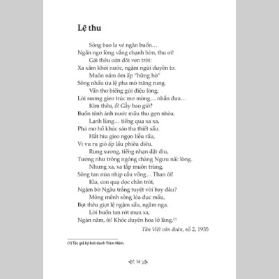 Tủ Sách Văn Học Trong Nhà Trường - Thơ Thâm Tâm