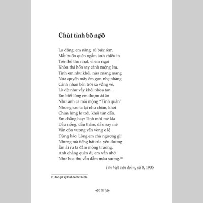 Tủ Sách Văn Học Trong Nhà Trường - Thơ Thâm Tâm