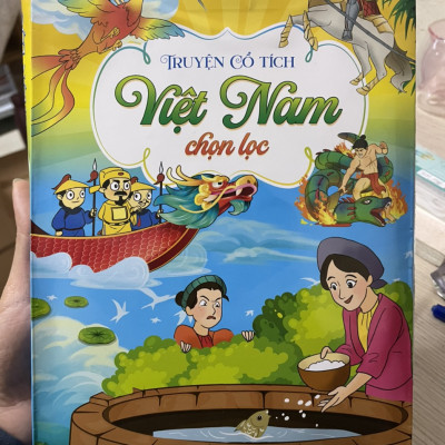 Combo Truyện cổ tích Việt Nam - Thế giới chọn lọc (2 túi - 16 cuốn - Song ngữ Anh- Việt)