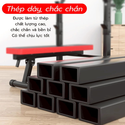 BG Ghế Tập Tạ SU- 330 - 331 Đa Năng Kết Hợp Giá Đỡ ,Hỗ trợ tập các bài tập tạ, cơ bụng, cơ tay gấp gọn  (hàng nhập khẩu)
